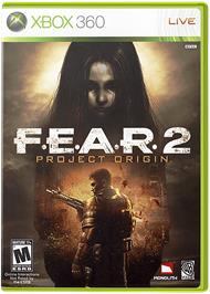 Box cover for F.E.A.R. 2 on the Microsoft Xbox 360.
