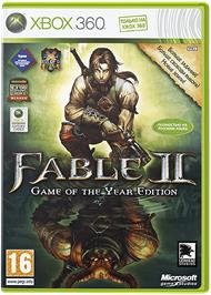 Box cover for Fable II on the Microsoft Xbox 360.