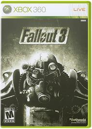 Box cover for Fallout 3 on the Microsoft Xbox 360.