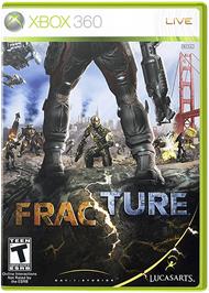 Box cover for Fracture on the Microsoft Xbox 360.