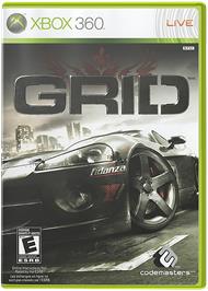 Box cover for GRID on the Microsoft Xbox 360.