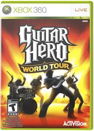 Box cover for Guitar Hero World Tour on the Microsoft Xbox 360.