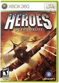 Box cover for Heroes Over Europe on the Microsoft Xbox 360.