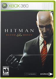 Box cover for Hitman: Blood Money on the Microsoft Xbox 360.