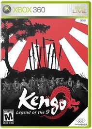 Box cover for Kengo Legend of the 9 on the Microsoft Xbox 360.
