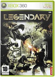 Box cover for Legendary on the Microsoft Xbox 360.