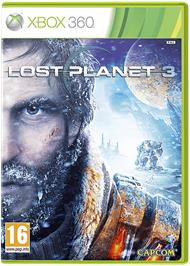 Box cover for Lost Planet 3 on the Microsoft Xbox 360.