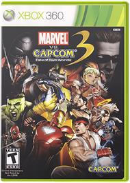 Box cover for MARVEL VS. CAPCOM 3 on the Microsoft Xbox 360.