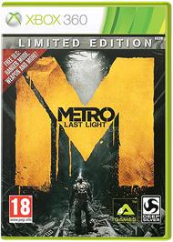 Box cover for Metro: Last Light on the Microsoft Xbox 360.