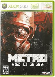 Box cover for Metro 2033 on the Microsoft Xbox 360.