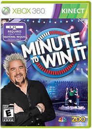 Box cover for Minute To Win It on the Microsoft Xbox 360.