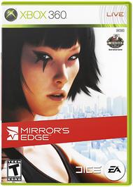Box cover for Mirror's Edge on the Microsoft Xbox 360.