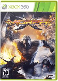 Box cover for MorphX on the Microsoft Xbox 360.