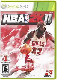 Box cover for NBA 2K11 on the Microsoft Xbox 360.