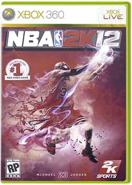 Box cover for NBA 2K12 on the Microsoft Xbox 360.