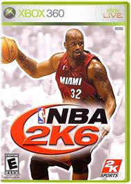Box cover for NBA 2K6 on the Microsoft Xbox 360.
