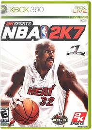 Box cover for NBA 2K7 on the Microsoft Xbox 360.