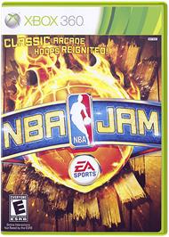 Box cover for NBA JAM on the Microsoft Xbox 360.