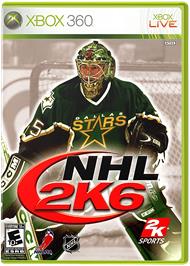 Box cover for NHL 2K6 on the Microsoft Xbox 360.