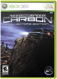 Box cover for Need for Speed Carbon on the Microsoft Xbox 360.