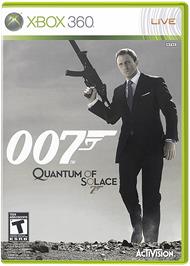 Box cover for Quantum of Solace on the Microsoft Xbox 360.