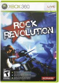 Box cover for Rock Revolution on the Microsoft Xbox 360.