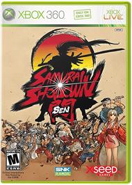Box cover for SAMURAI SHOWDOWN SEN on the Microsoft Xbox 360.