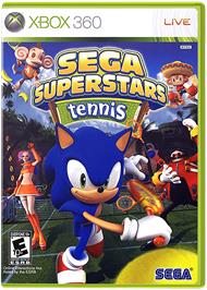 Box cover for SEGA Superstars Tennis on the Microsoft Xbox 360.