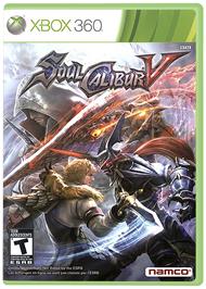 Box cover for SOULCALIBUR on the Microsoft Xbox 360.