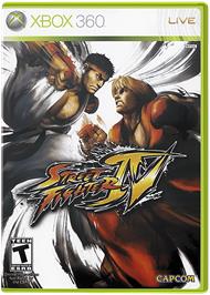 Box cover for STREET FIGHTER IV on the Microsoft Xbox 360.