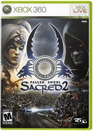 Box cover for Sacred 2 Fallen Angel on the Microsoft Xbox 360.