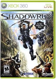 Box cover for Shadowrun on the Microsoft Xbox 360.