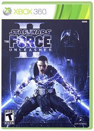 Box cover for Star Wars: The Force Unleashed II on the Microsoft Xbox 360.