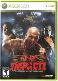 Box cover for TNA iMPACT! on the Microsoft Xbox 360.