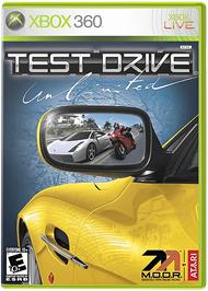 Box cover for Test Drive Unlimited on the Microsoft Xbox 360.