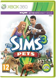 Box cover for The Sims 3 Pets on the Microsoft Xbox 360.