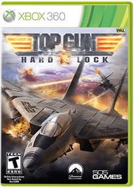 Box cover for Top Gun: Hard Lock on the Microsoft Xbox 360.