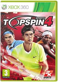 Box cover for Top Spin 4 on the Microsoft Xbox 360.