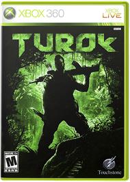 Box cover for Turok on the Microsoft Xbox 360.