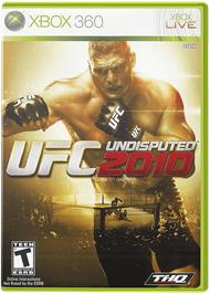 Box cover for UFC Undisputed 2010 on the Microsoft Xbox 360.