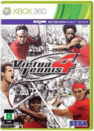 Box cover for Virtua Tennis 4 on the Microsoft Xbox 360.