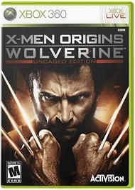Box cover for XMen Origins Wolverine on the Microsoft Xbox 360.
