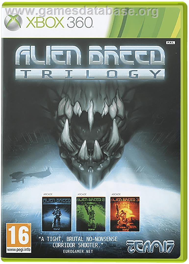 Alien Breed Trilogy - Microsoft Xbox 360 - Artwork - Box