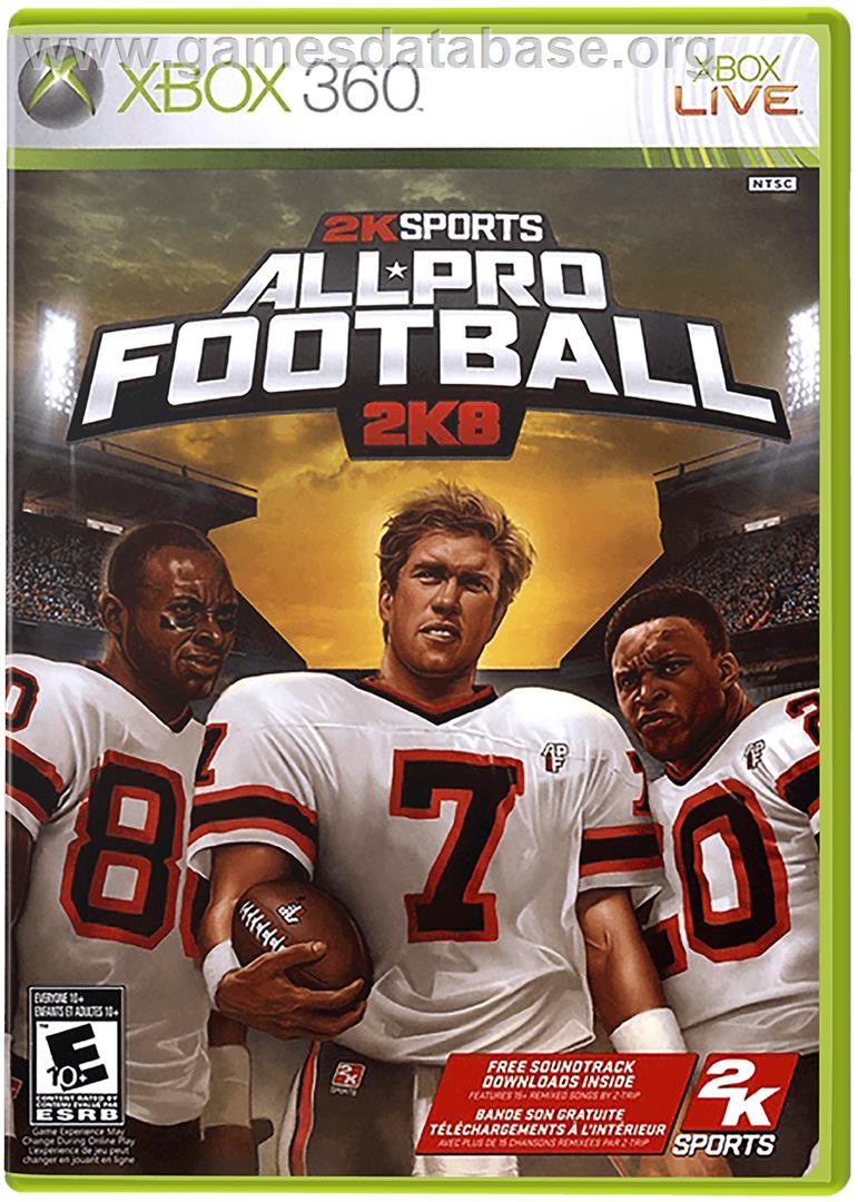 All Pro Football 2K8 - Microsoft Xbox 360 - Artwork - Box