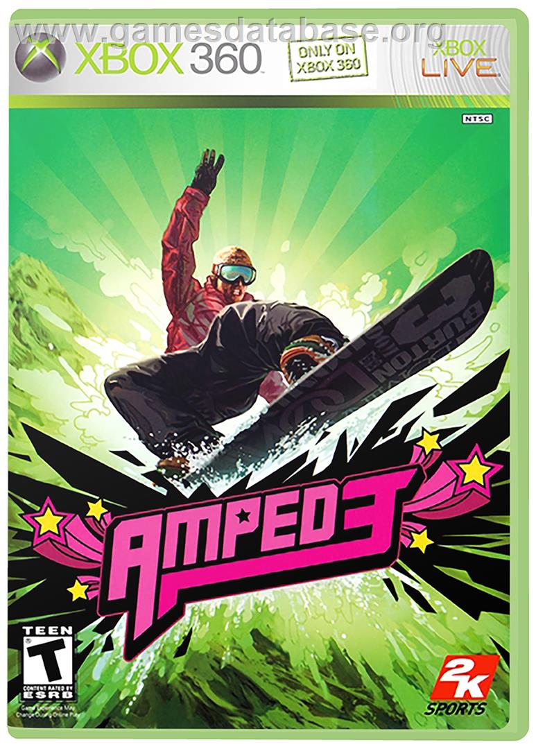 Amped 3 - Microsoft Xbox 360 - Artwork - Box