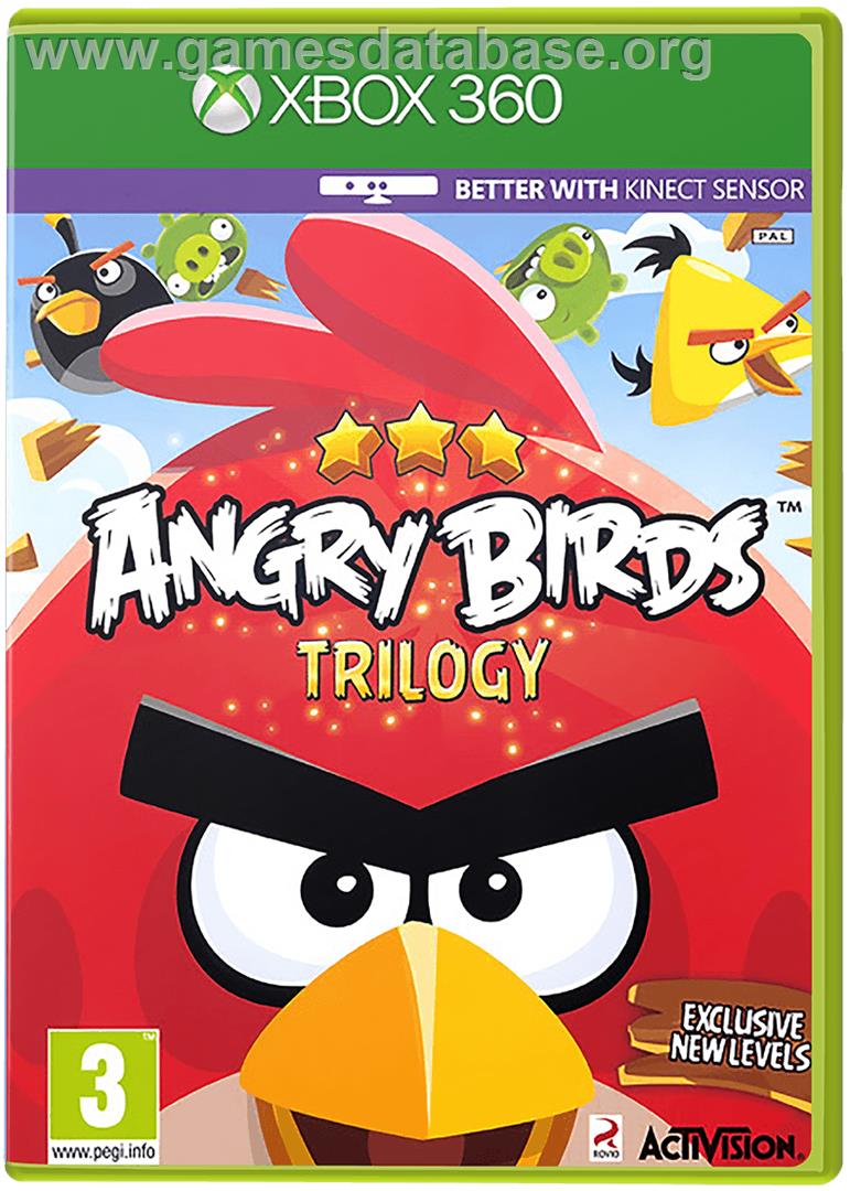 Angry Birds Trilogy - Microsoft Xbox 360 - Artwork - Box