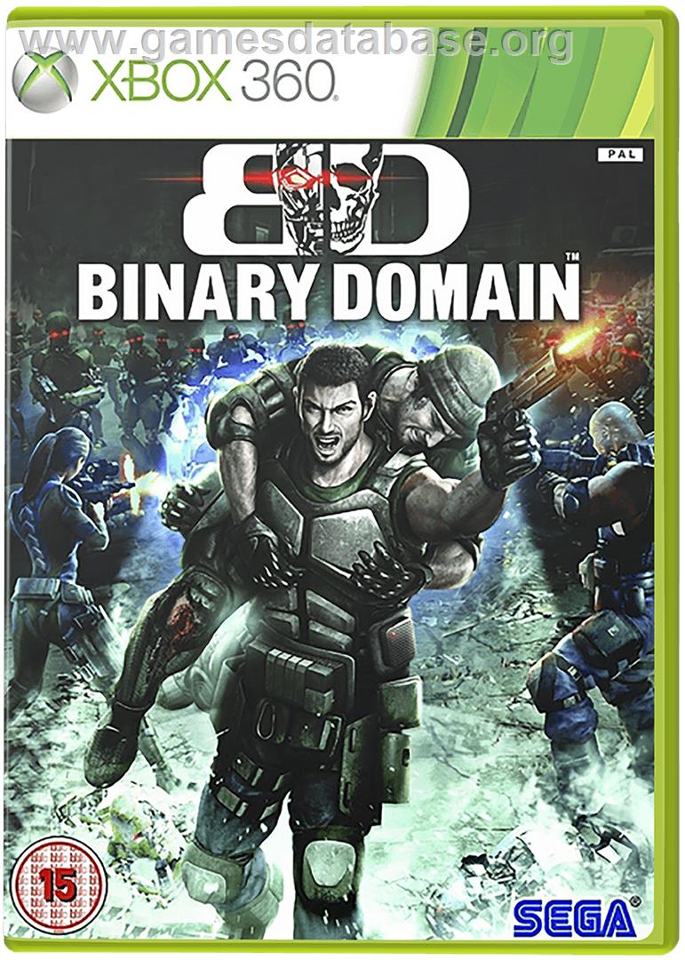 BINARY DOMAIN - Microsoft Xbox 360 - Artwork - Box
