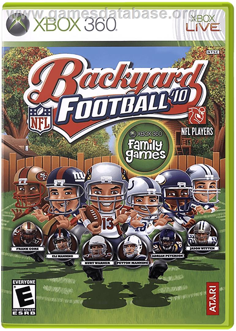 Backyard Football '10 - Microsoft Xbox 360 - Artwork - Box