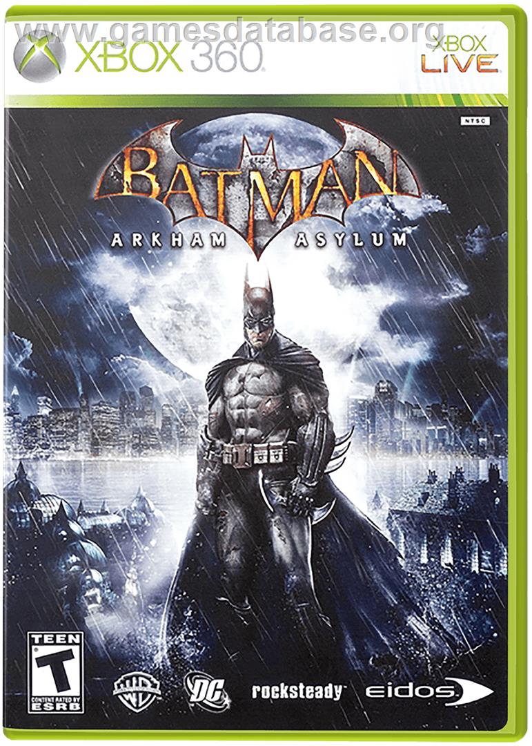 Batman: Arkham Asylum - Microsoft Xbox 360 - Artwork - Box