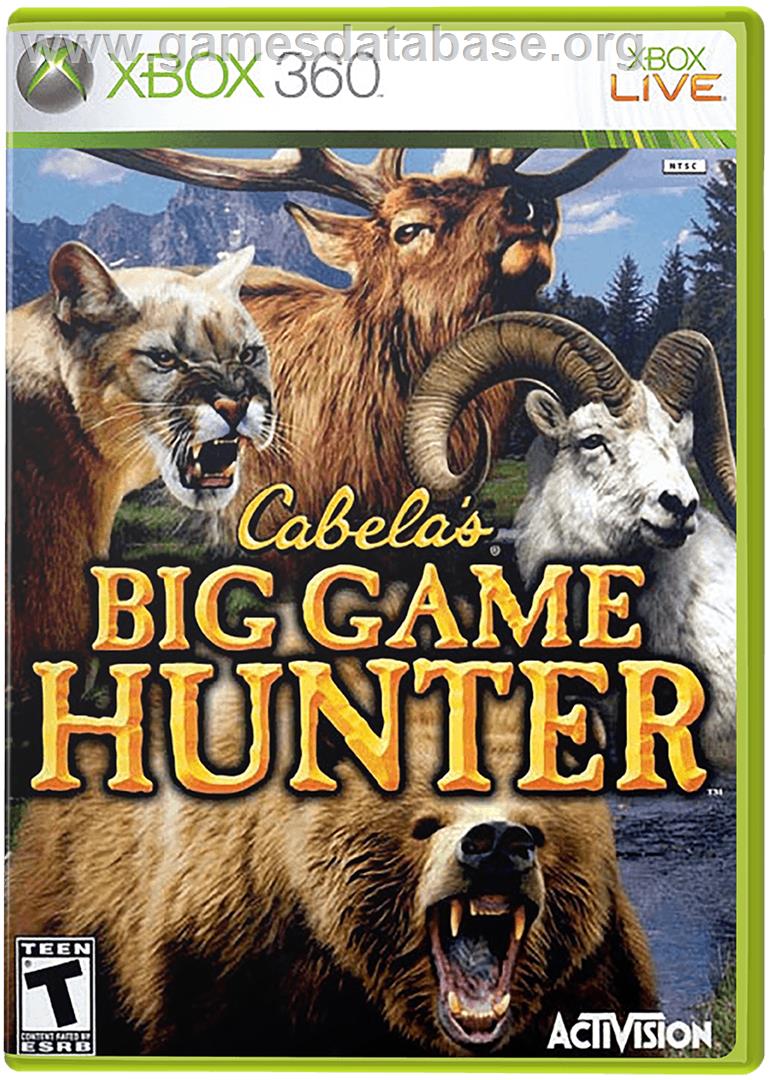 Big Game Hunter - Microsoft Xbox 360 - Artwork - Box